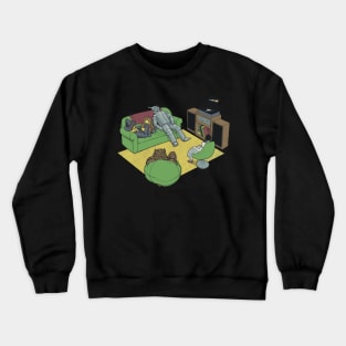 Oz folks hanging out Crewneck Sweatshirt